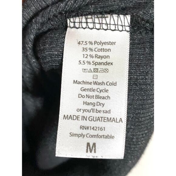 LuLaRoe Ribbed Charcoal Julia Bodycon Midi Dress M Normcore Quiet Luxury Casual - Picture 6 of 7